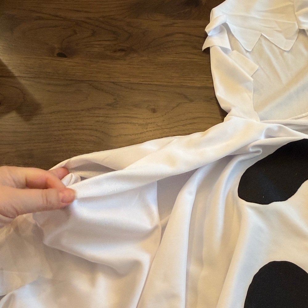 Unisex Boo Ghost Costume with Hood - Picture 5 of 9